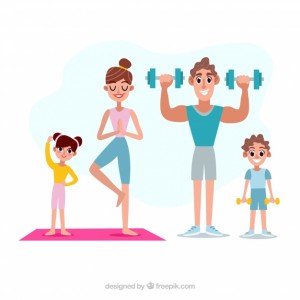 Как поддержать себя в форме, не выходя из дома: упражнения для всей семьи