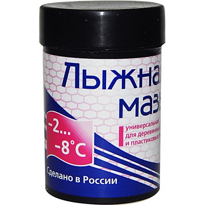 Мазь сцепления лыжная Gekars 35гр банка от -2 до -8