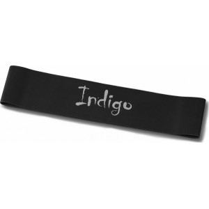 Эспандер лента замкнутая Indigo Super Heavy 46*5*0.12cм черный