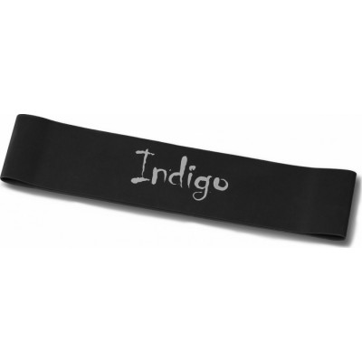 Эспандер лента замкнутая Indigo Super Heavy 46*5*0.12cм черный