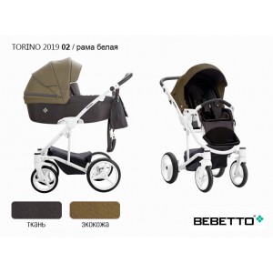 Детская коляска 2 в 1 Bebetto Torino 2019 (экокожа+ткань)_02_BIA