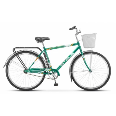 Велосипед Stels 28" Navigator 300 Gent с корзиной 1-ск зеленый р.20