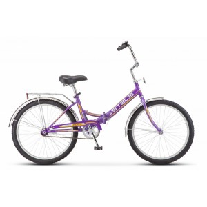 Велосипед Stels 24" Pilot 710 складной 1-ск фиолетовый р.16