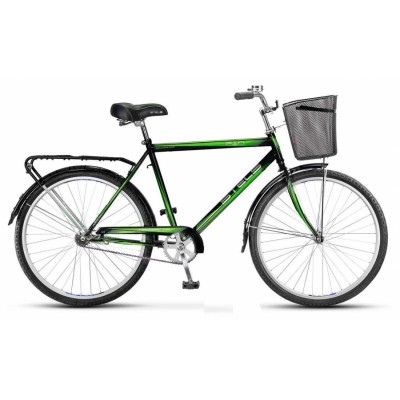 Велосипед Stels 26" Navigator 210 Gent с корзиной 1-ск черный р.19
