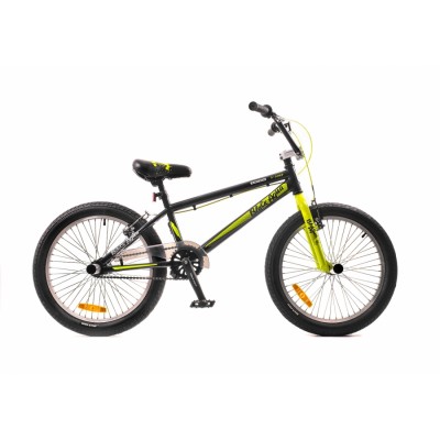 Велосипед Black Aqua 20" X-Jump BMX 1-ск черный-лимонный