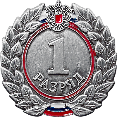 Знак I разряд (взрослый)