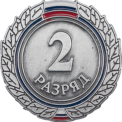 Знак II разряд (взрослый)
