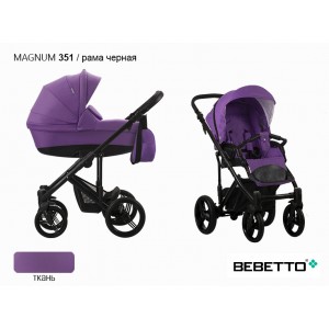 Детская коляска 2 в 1 Bebetto Magnum_351_CZA